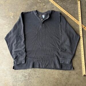90s knit henley jumper